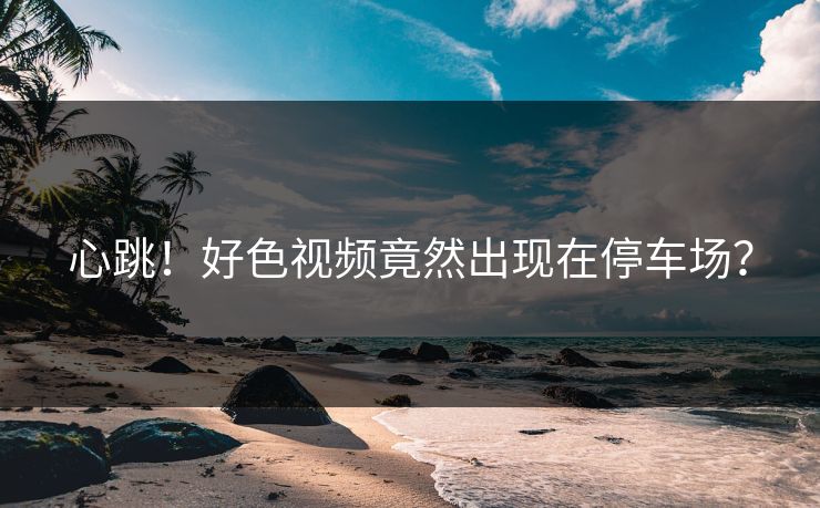 心跳！好色视频竟然出现在停车场？